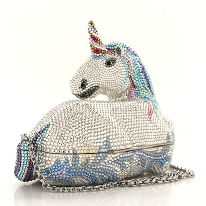Judith Leiber Swarovski Crystal Unicorn Minaudiere Clutch 3 of 13