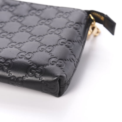 Gucci Guccissima Signature Wrist Wallet Black 9 of 9