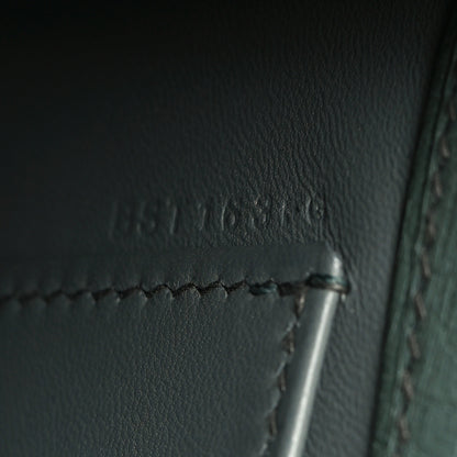 Hermes Ostrich Kelly Pochette Vert Amande 8 of 11