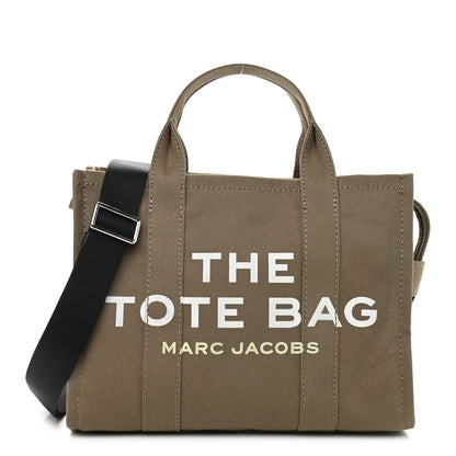 Marc Jacobs Cotton Canvas The Traveler Tote Bag Slate Green 1 of 10