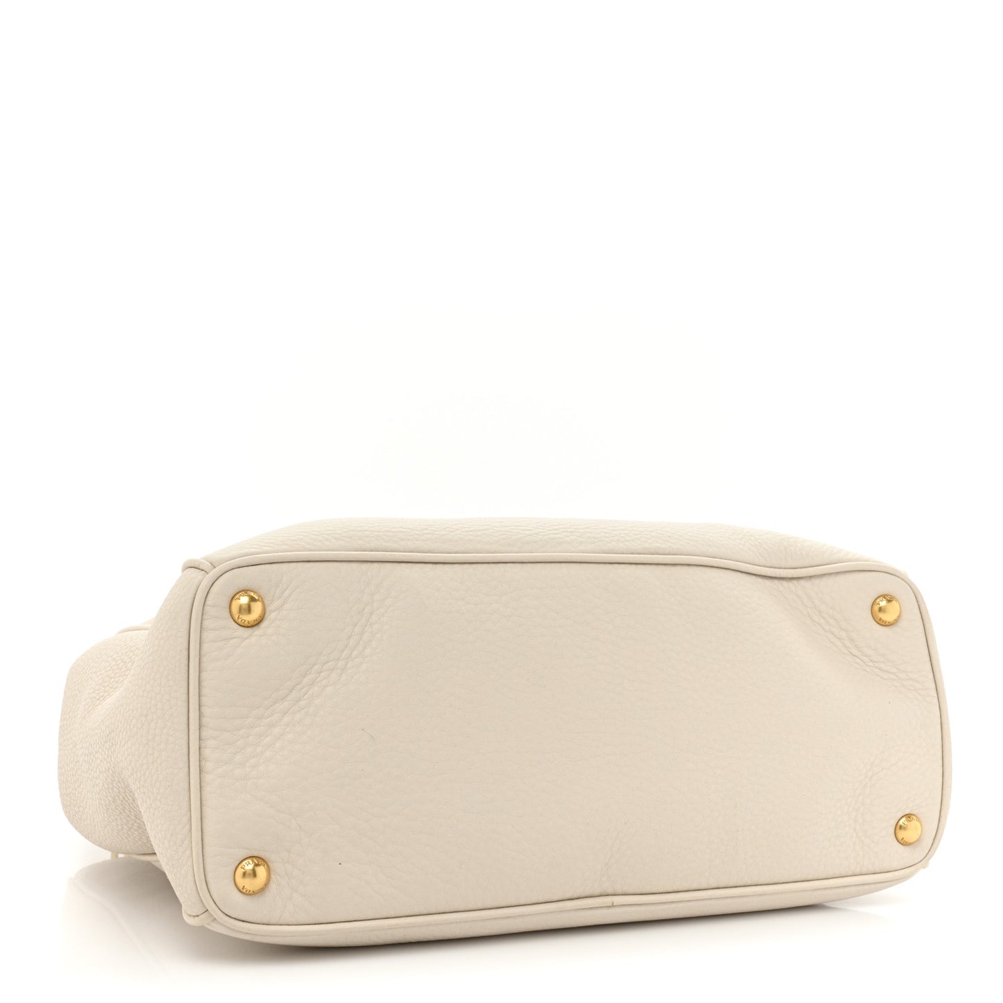 Vitello Daino Large Double Zip Tote Talco