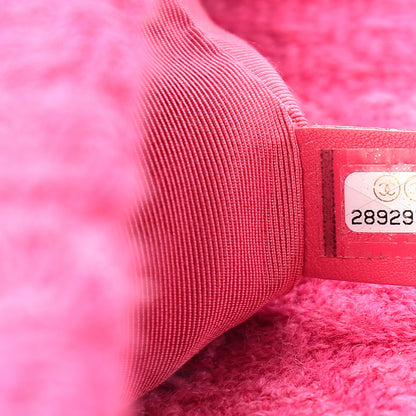 Chanel Tweed Quilted Medium 19 Flap Pink 6 of 10
