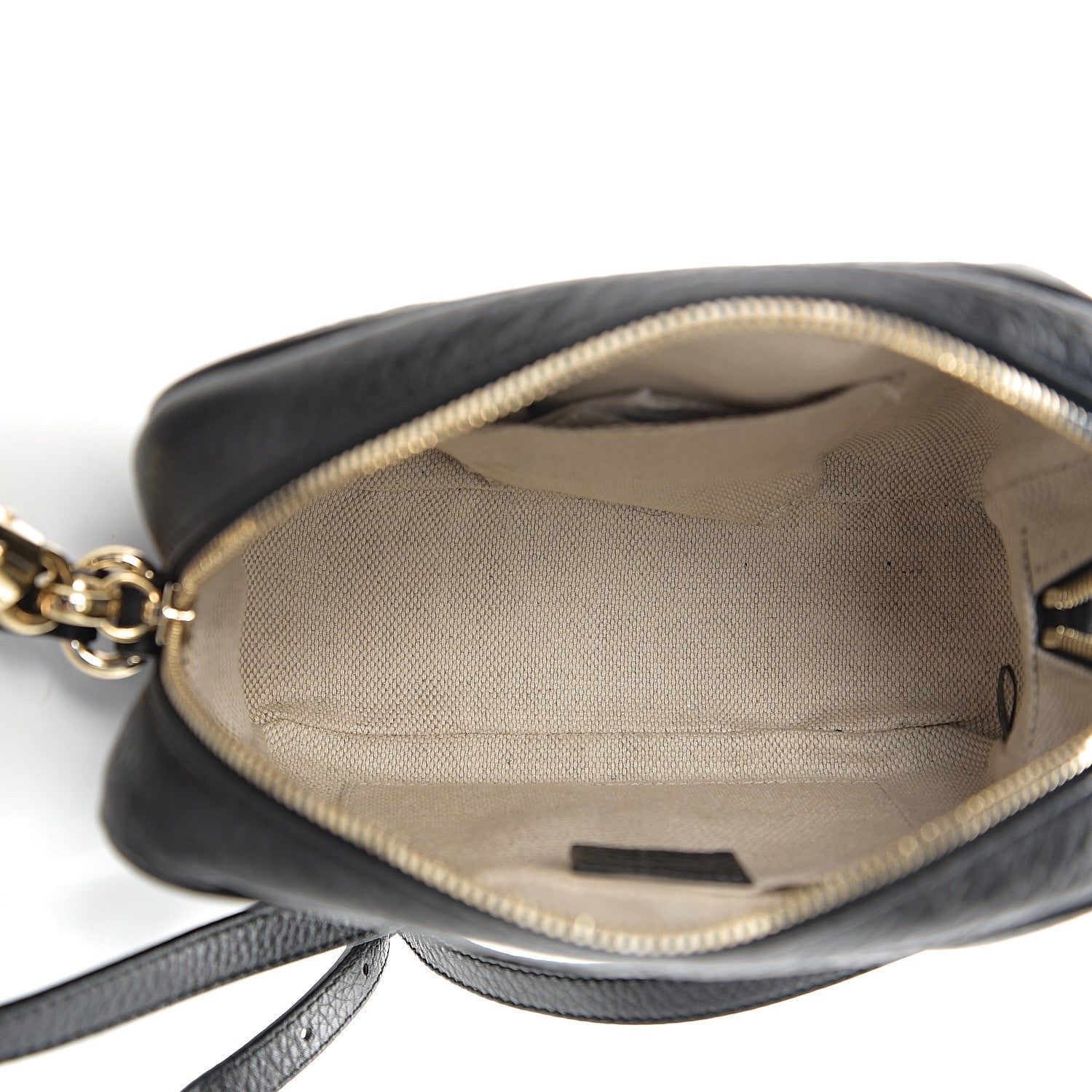 Gucci Pebbled Calfskin Small Soho Disco Bag Black 4 of 9