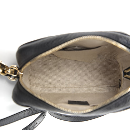 Gucci Pebbled Calfskin Small Soho Disco Bag Black 4 of 9