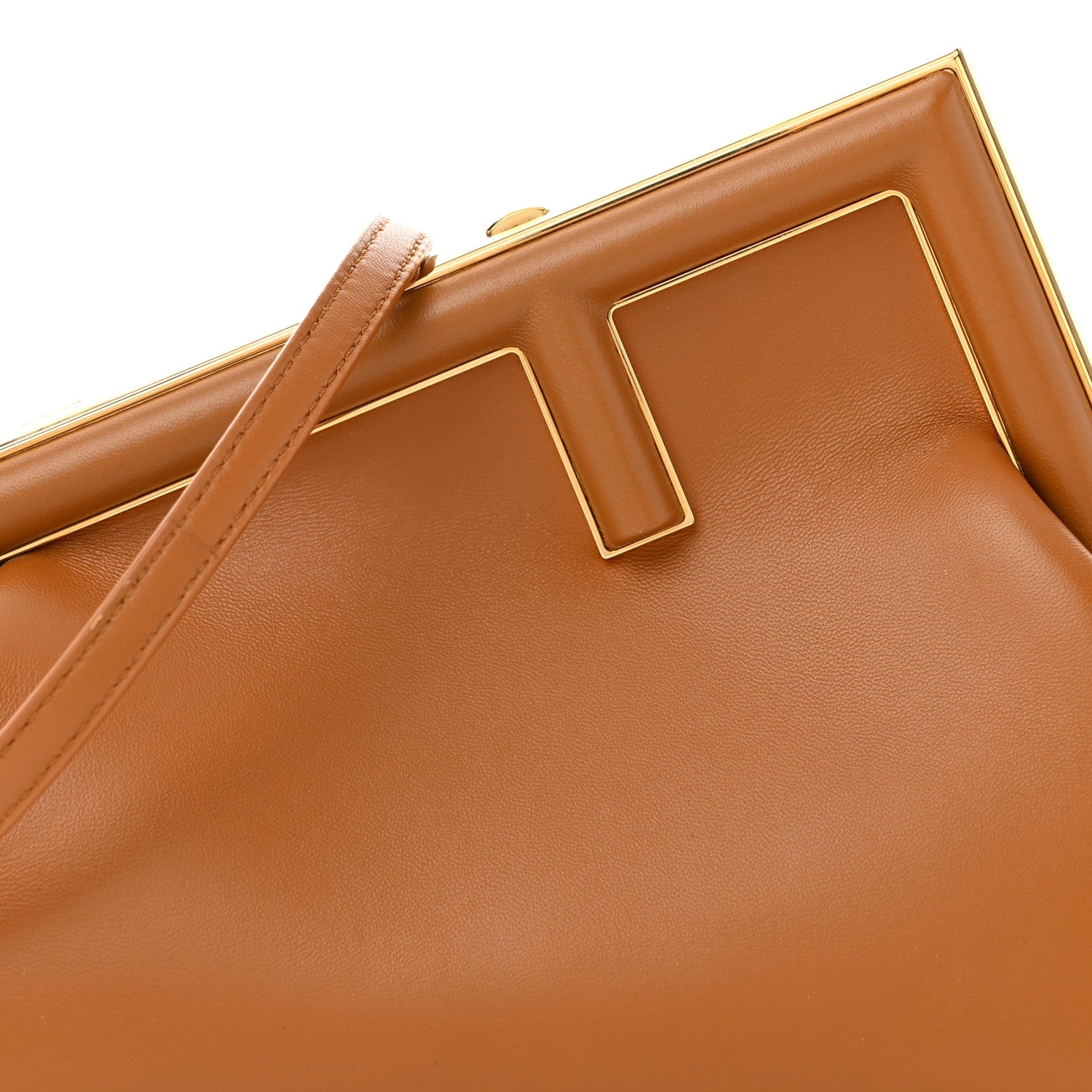 Fendi Shiny Nappa Small Fendi First Caramello 8 of 10