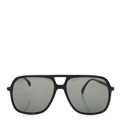 Gucci Acetate Brow Bar Aviator Sunglasses GG0545S Black 2 of 7