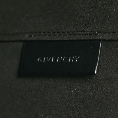 Givenchy Calfskin Logo Print Stargate Shopper Tote Black 8 of 12