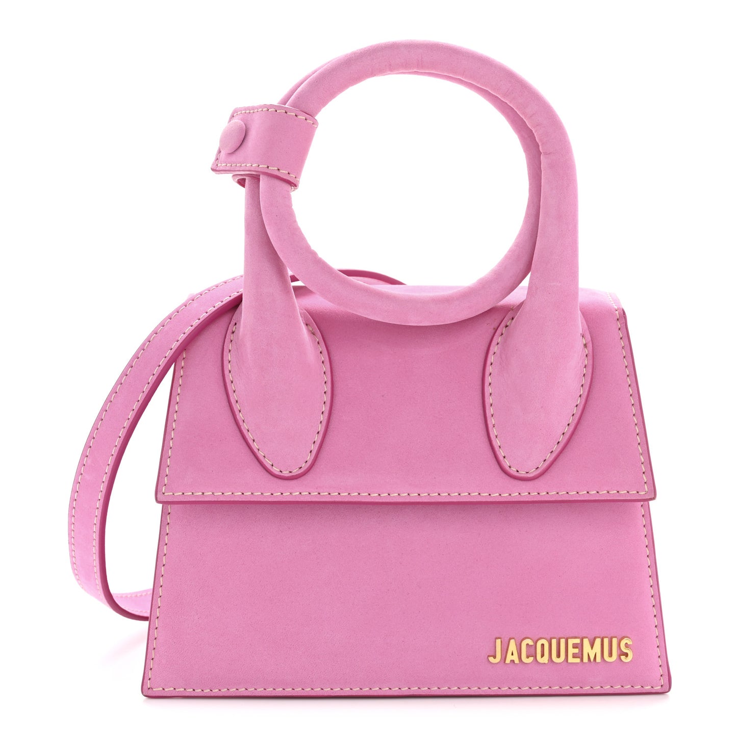 Suede Le Chiquito Noeud Pink