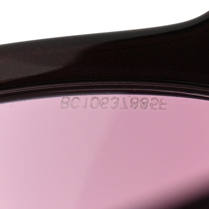 Chanel Acetate Square CC Sunglasses 5380 Burgundy Pink 8 of 9