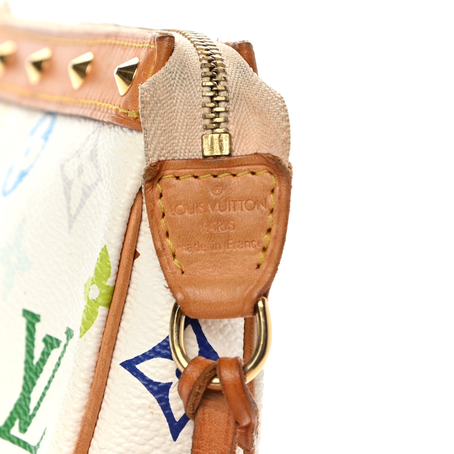 Louis Vuitton Monogram Multicolor Pochette Accessories White 11 of 14