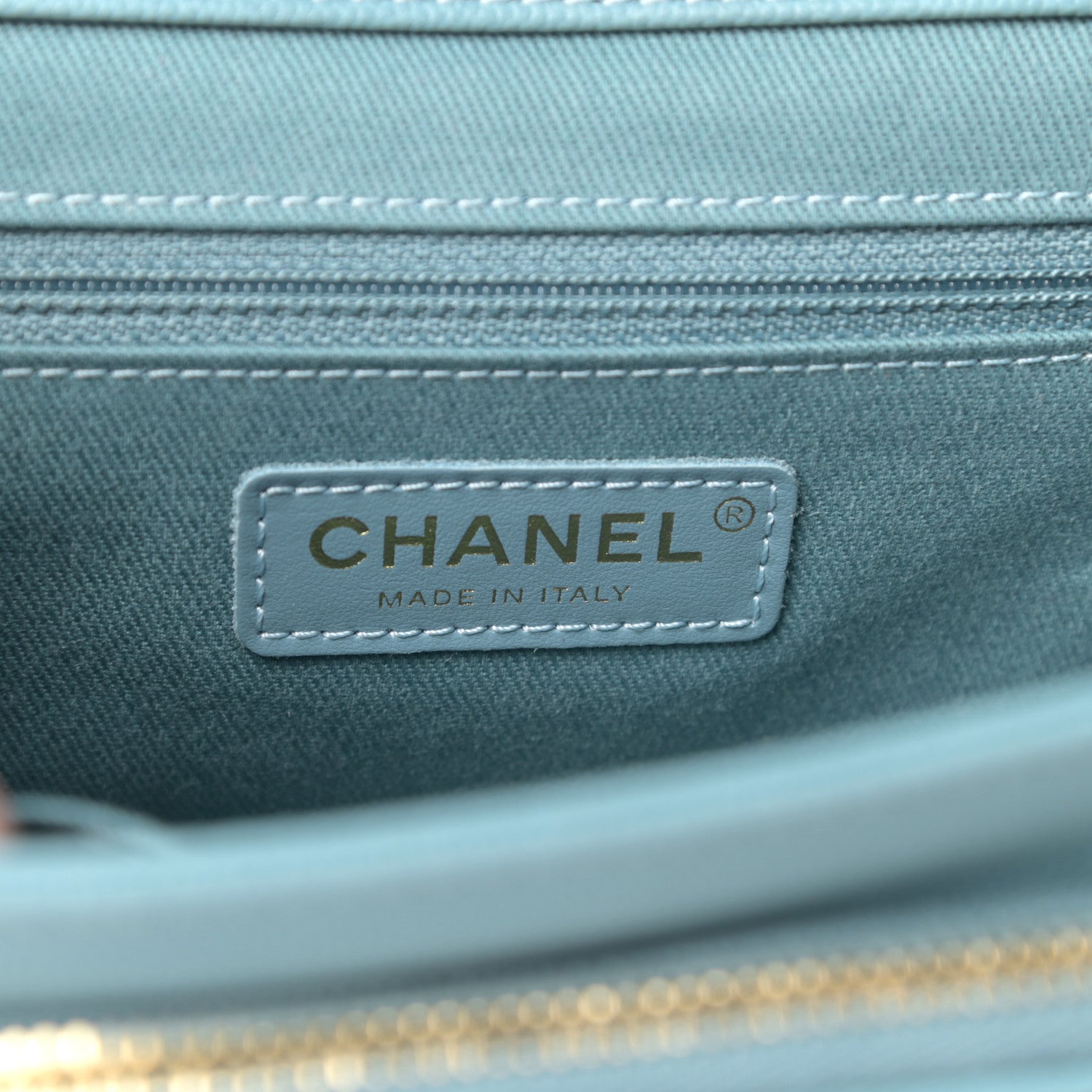 Chanel Caviar Quilted Small Business Affinity Flap Light Blue 6 of 11