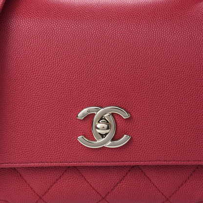 Chanel Caviar Quilted Small Business Affinity Flap Red 10 of 11