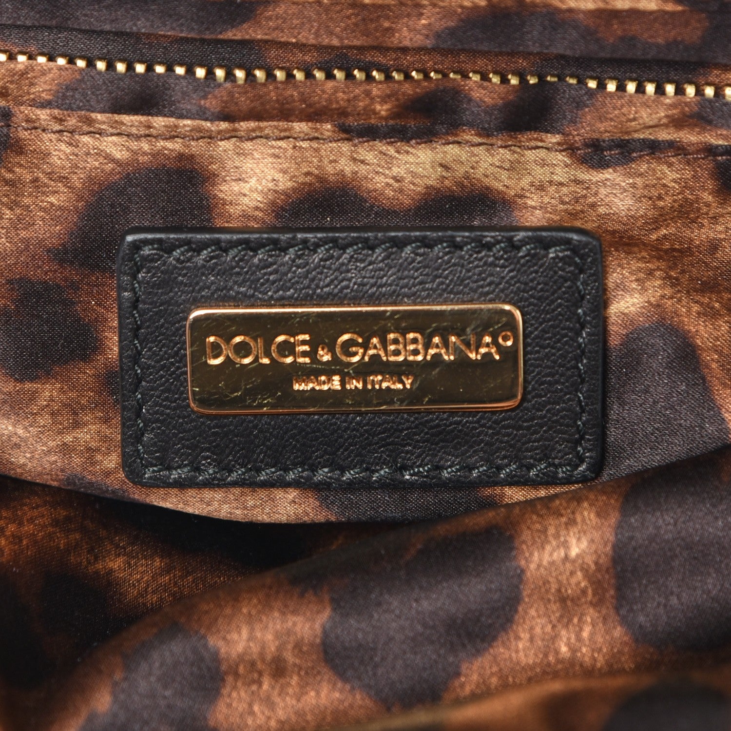 Dolce & Gabbana Satin Sequin Crystal Embellished Chain Clutch Green Multicolor 6 of 9