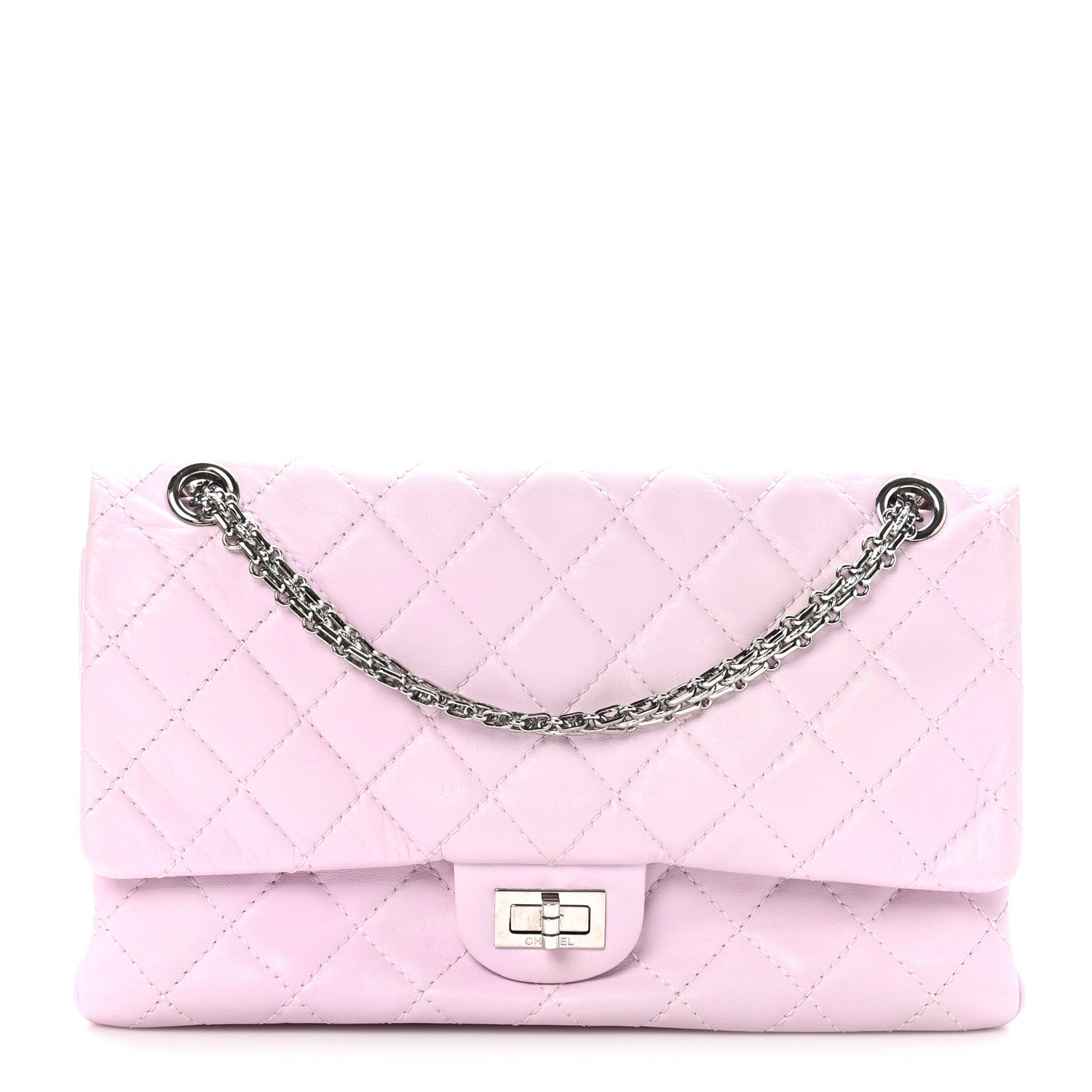 Chanel Lambskin Quilted 2.55 Reissue 226 Flap Pink 1 of 11