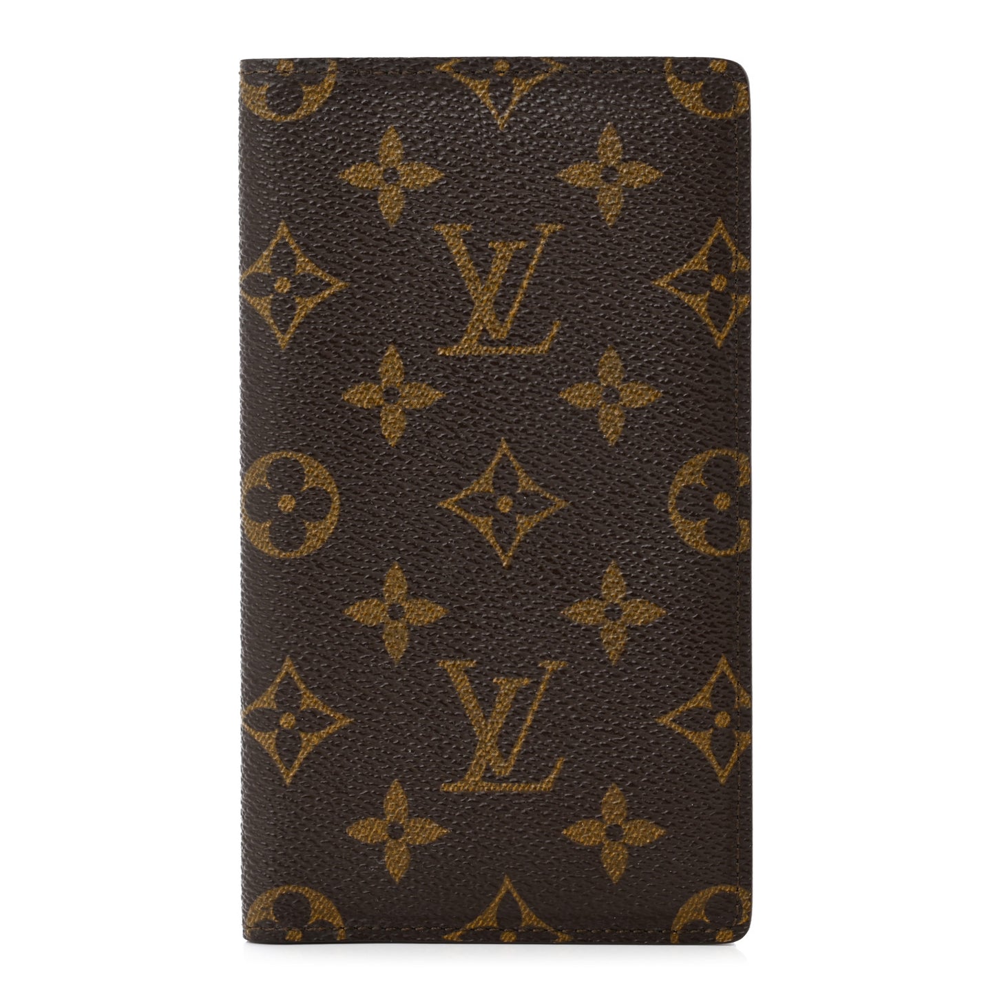 Monogram Checkbook Holder Case Wallet