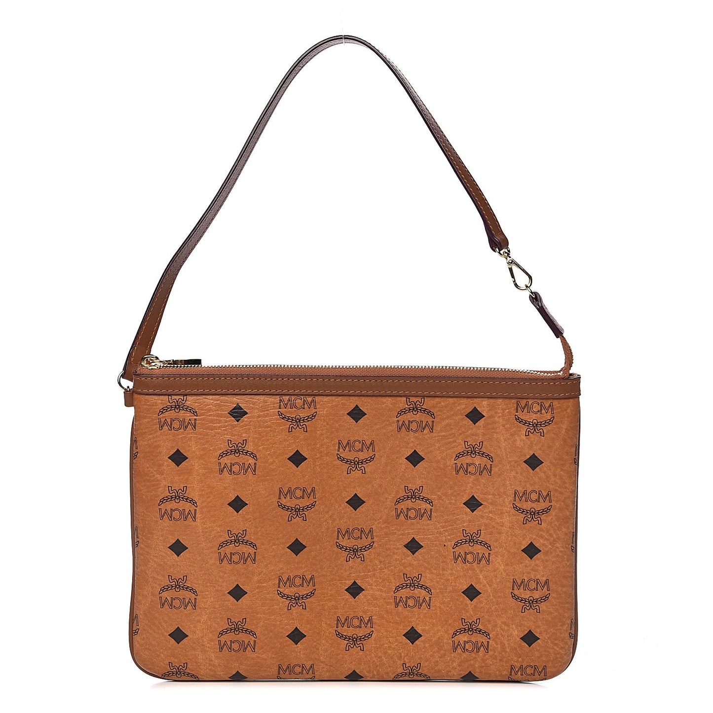 Visetos Liz Shopper Tote Pouch Cognac