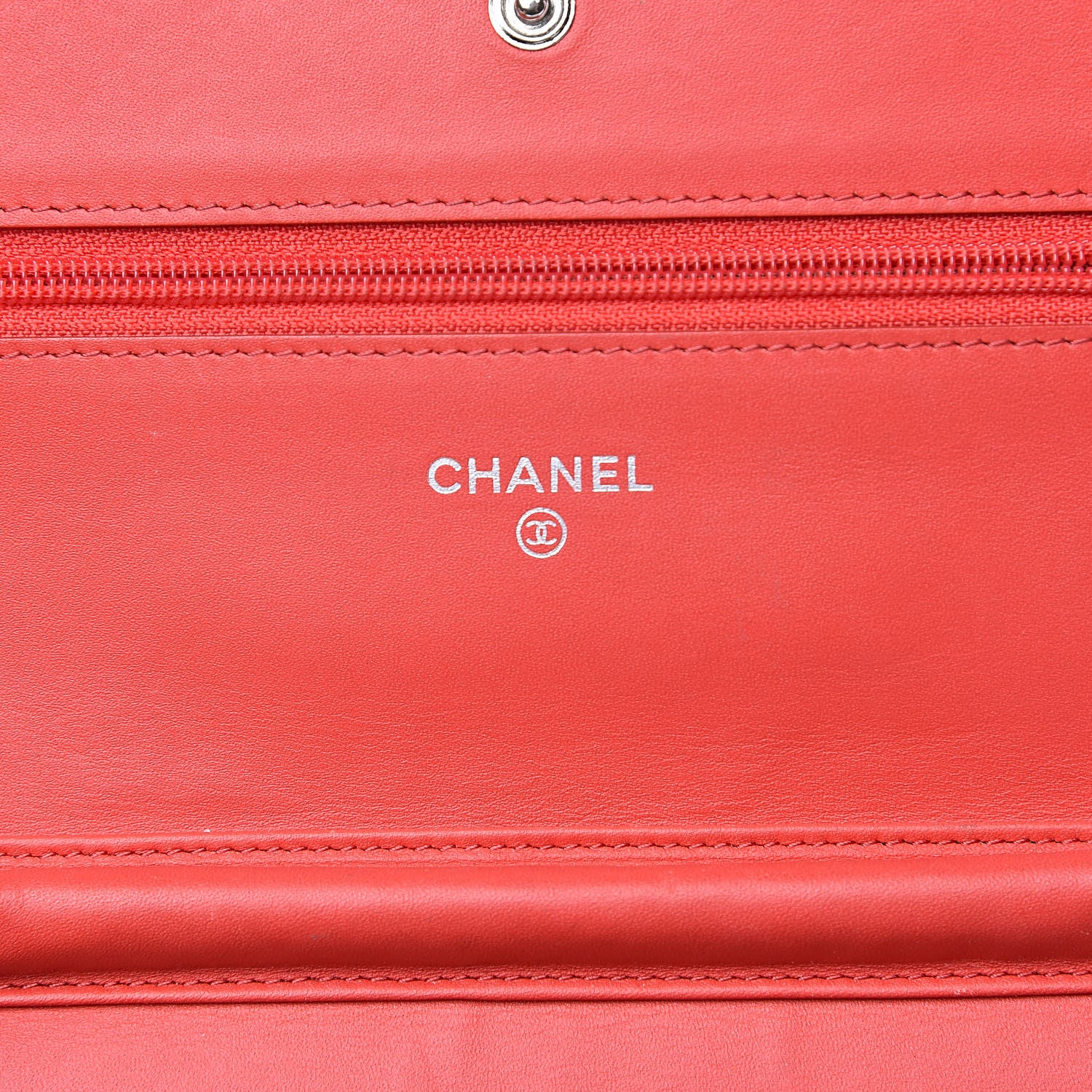 Chanel Caviar Timeless CC Wallet On Chain WOC Pink 12 of 24