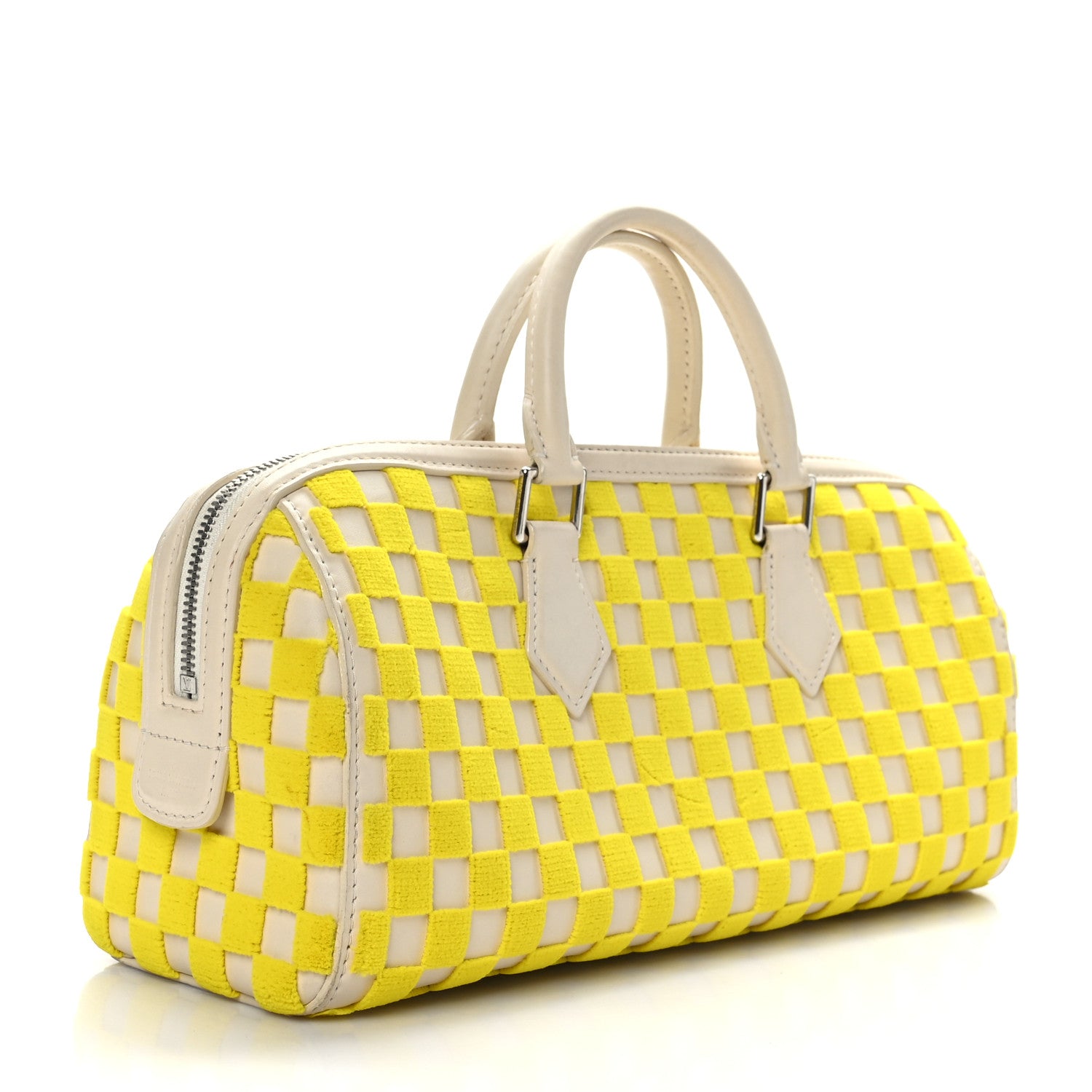 Louis Vuitton Damier Cubic Speedy East West Yellow 4 of 9