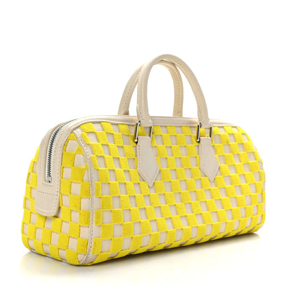 Louis Vuitton Damier Cubic Speedy East West Yellow 4 of 9