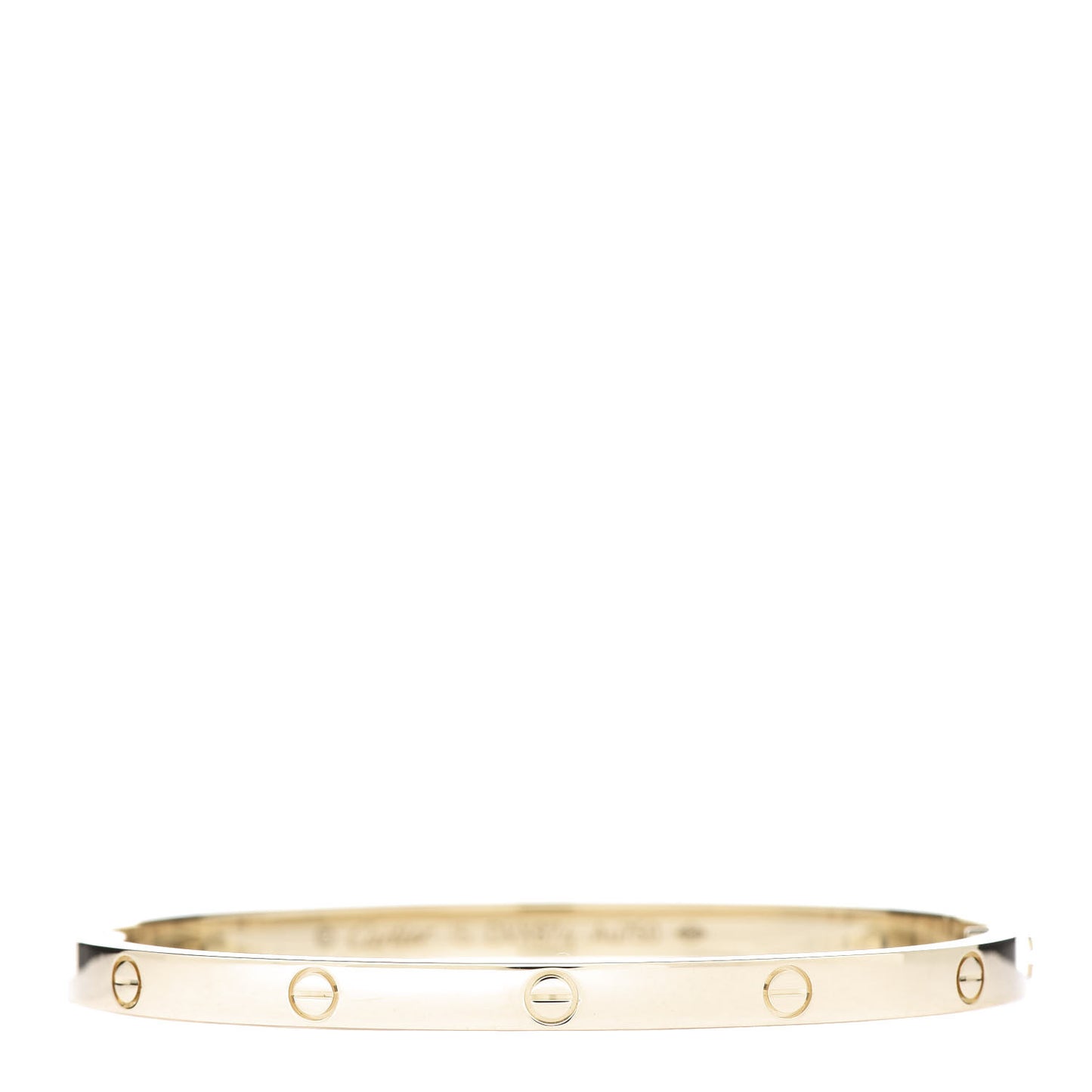 18K Yellow Gold Small LOVE Bracelet 15