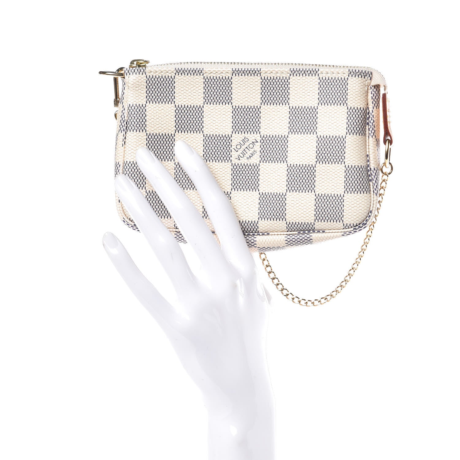 Louis Vuitton Damier Azur Mini Pochette Accessories 2 of 8