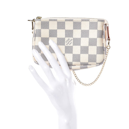 Louis Vuitton Damier Azur Mini Pochette Accessories 2 of 8