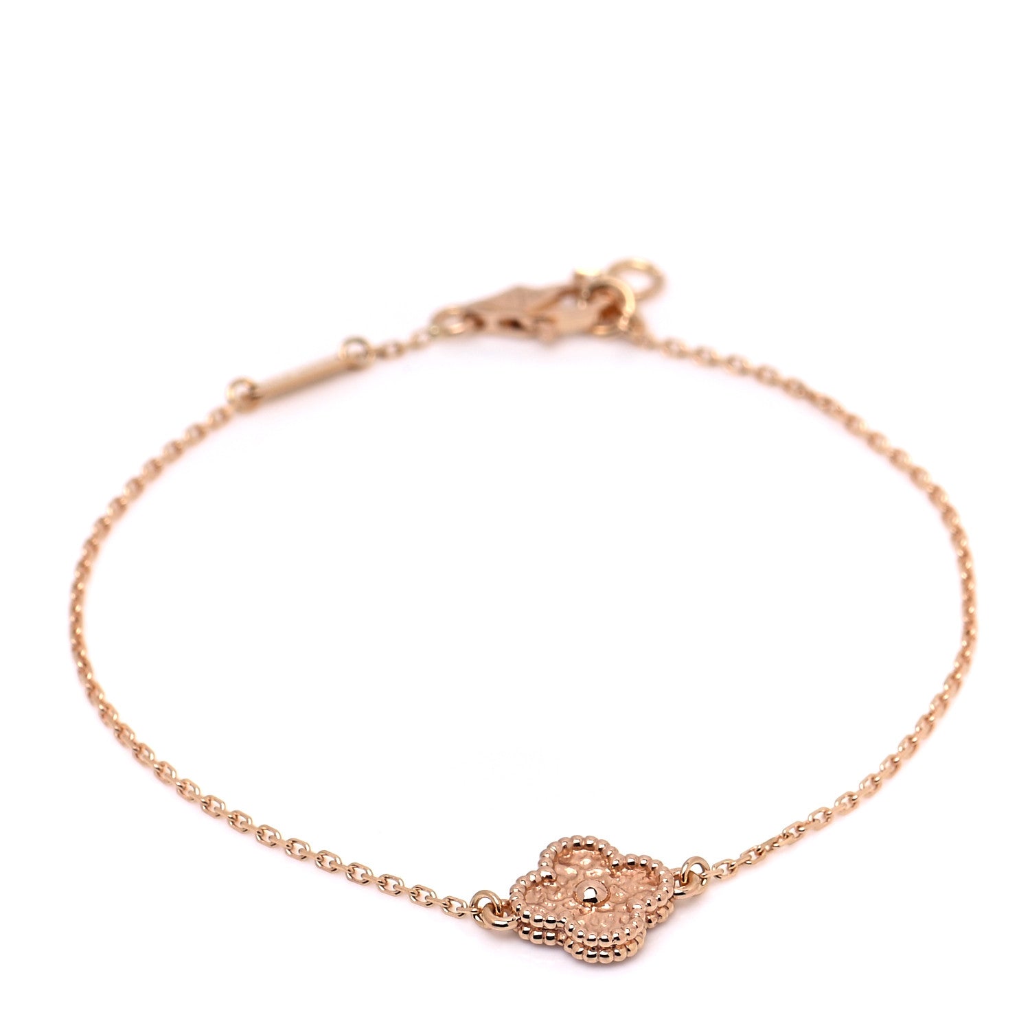 Van Cleef & Arpels 18K Rose Gold Sweet Alhambra Bracelet 1 of 7