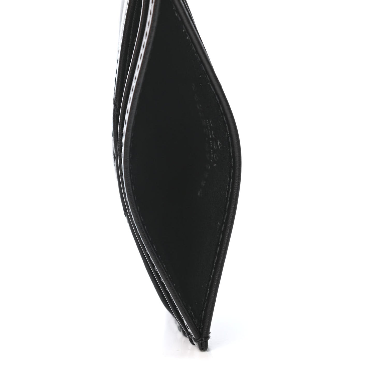 Calfskin Matelasse GG Marmont Card Holder Black