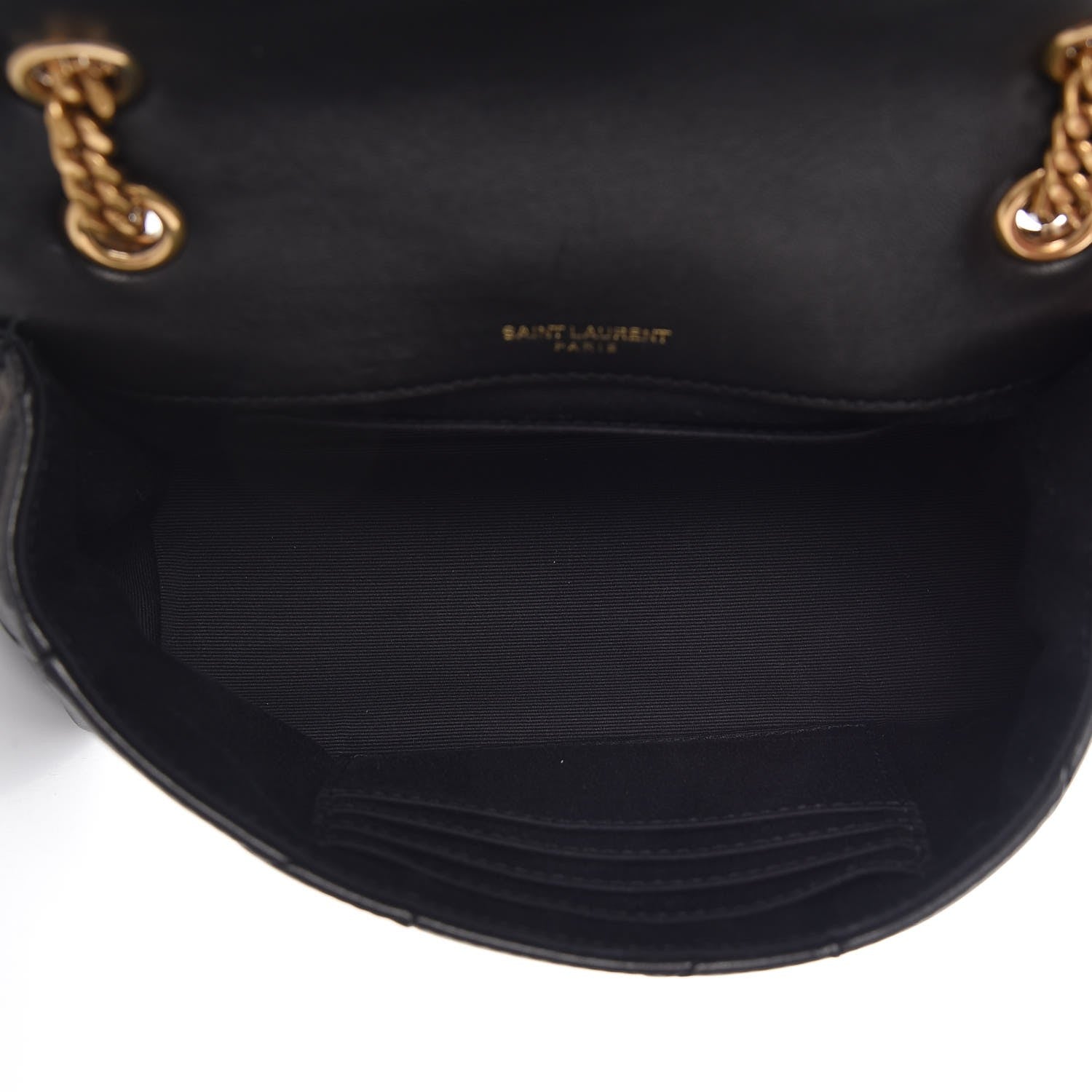 Saint Laurent Lambskin Patchwork Monogram Small Jamie Black 6 of 10