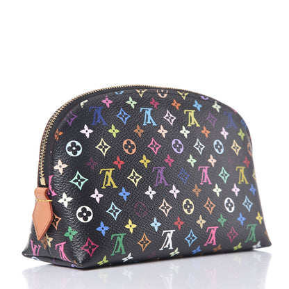 Louis Vuitton Monogram Multicolor Cosmetic Pouch Black Grenade 3 of 6