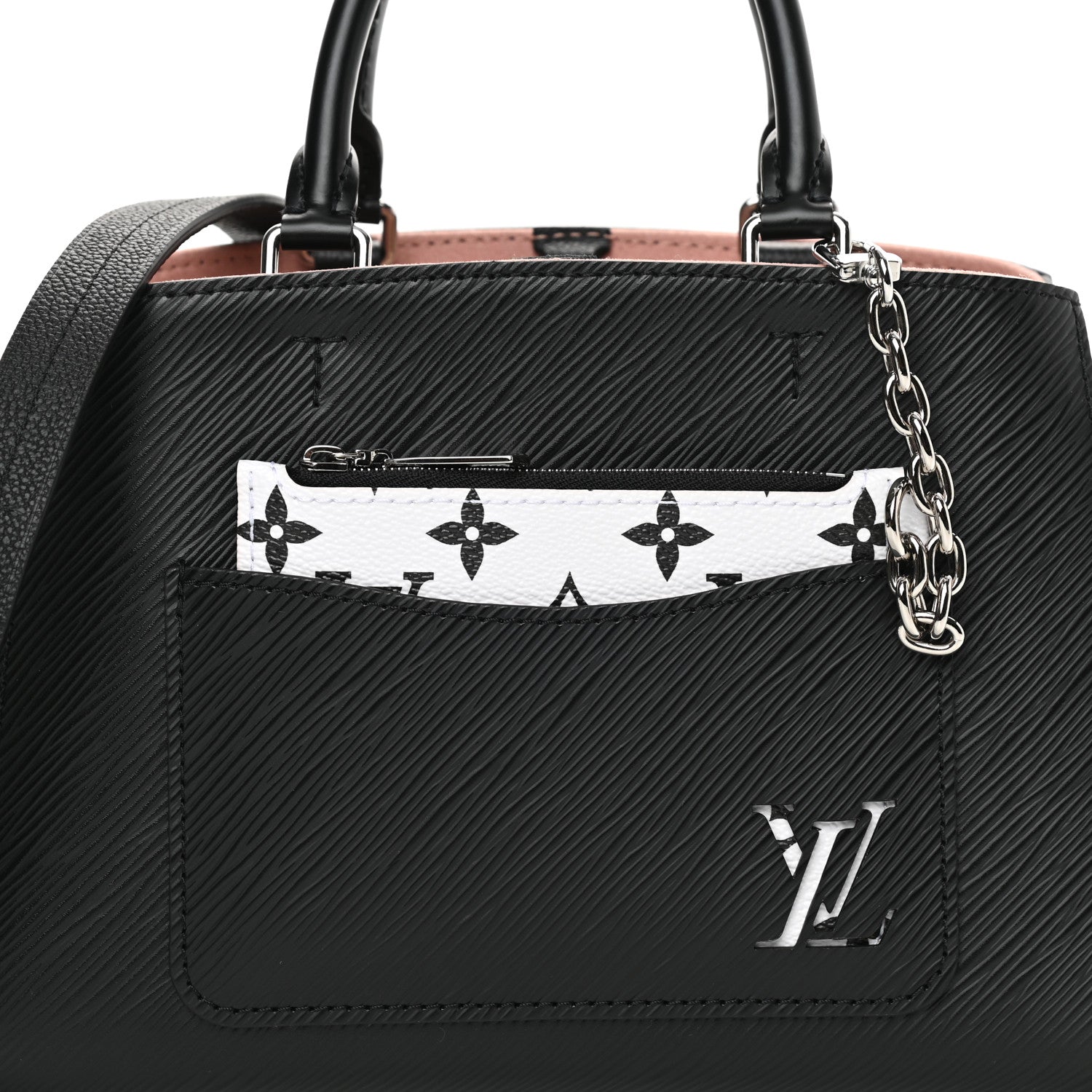Louis Vuitton Epi Marelle BB Tote Black 7 of 10