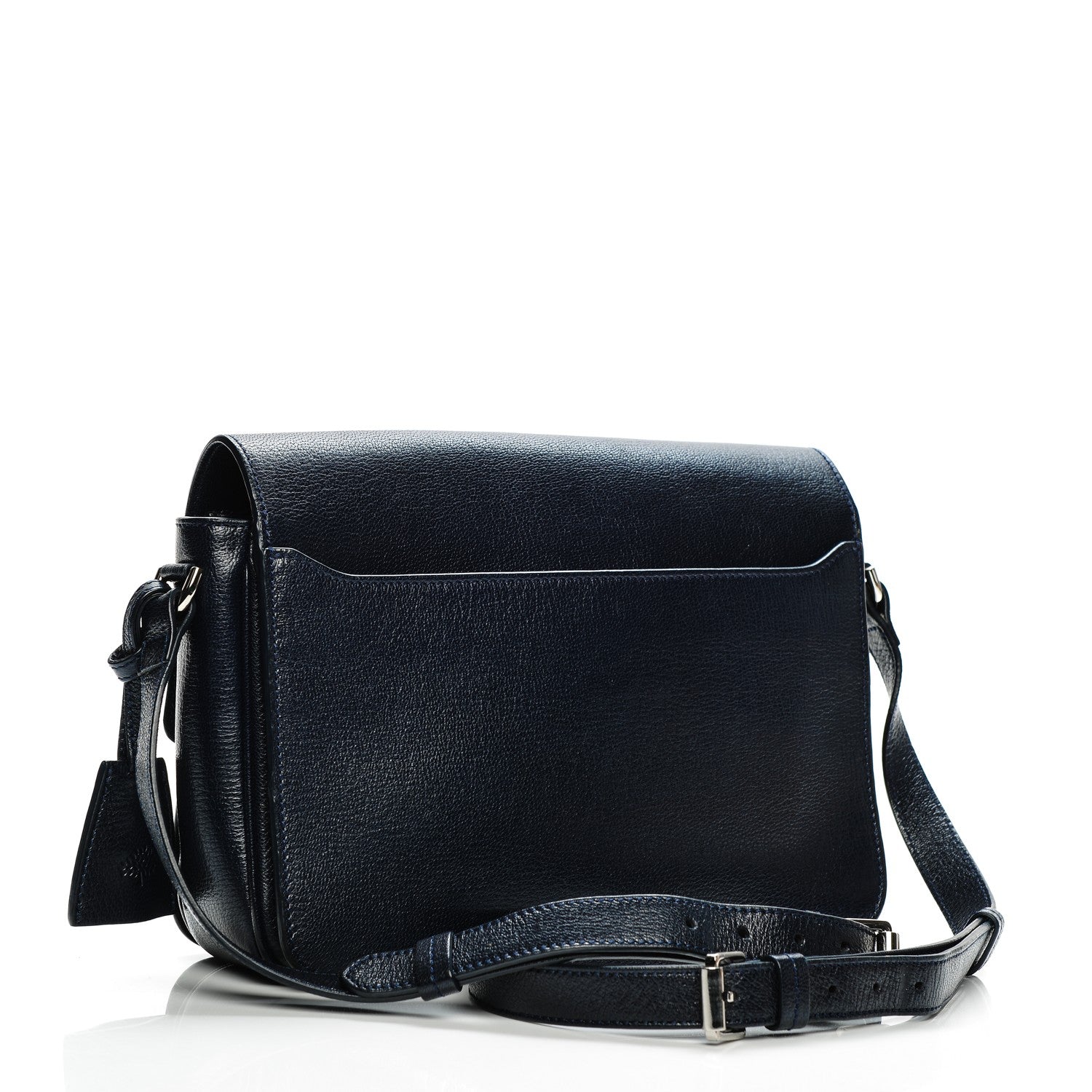Mulberry Shiny Goatskin Bayswater Shoulder Bag Midnight 3 of 7