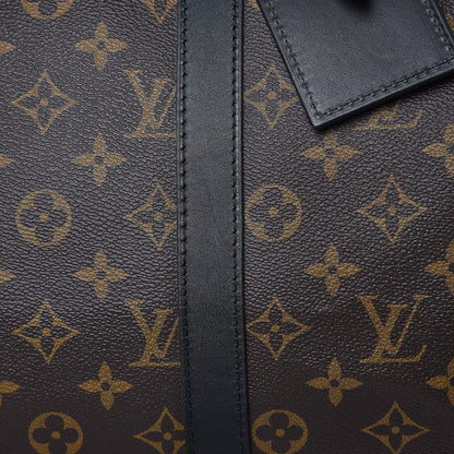 Louis Vuitton Monogram Macassar Keepall Bandouliere 45 8 of 9