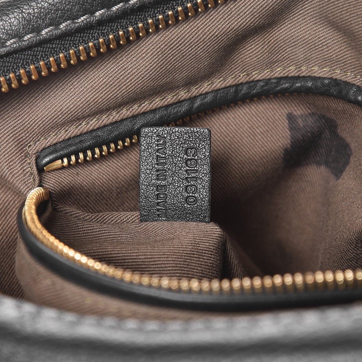 Calfskin Large Marcie Satchel Black