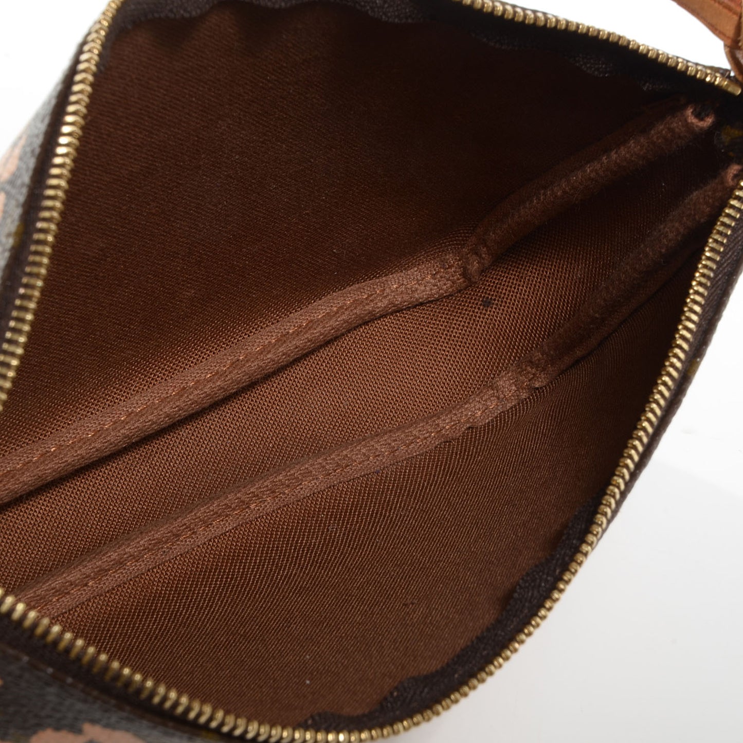 Monogram Graffiti Pochette Accessories Peach