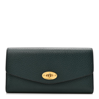 Mulberry Heavy Grain Darley Wallet Mulberry Green 1 of 9