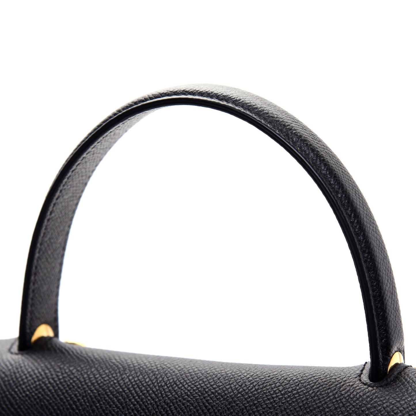 Grained Calfskin Micro Belt Bag Black