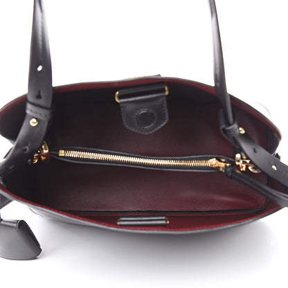 Prada Saffiano Cuir Matinee Tote Black Cherry 5 of 10