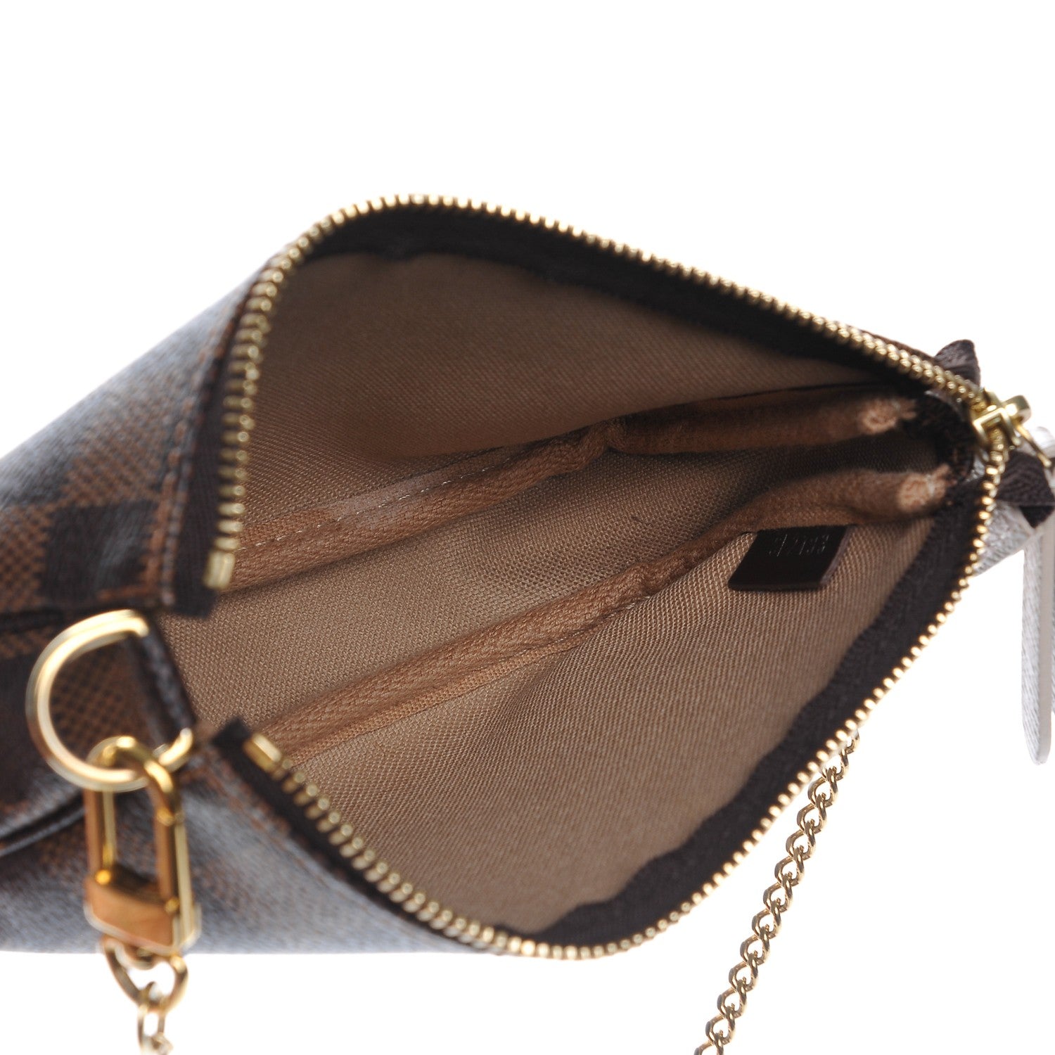 Louis Vuitton Damier Ebene Trunks and Locks Mini Pochette Accessories 5 of 7