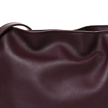 Loewe Calfskin Mini Flamenco Knot Clutch Dark Burgundy 7 of 11