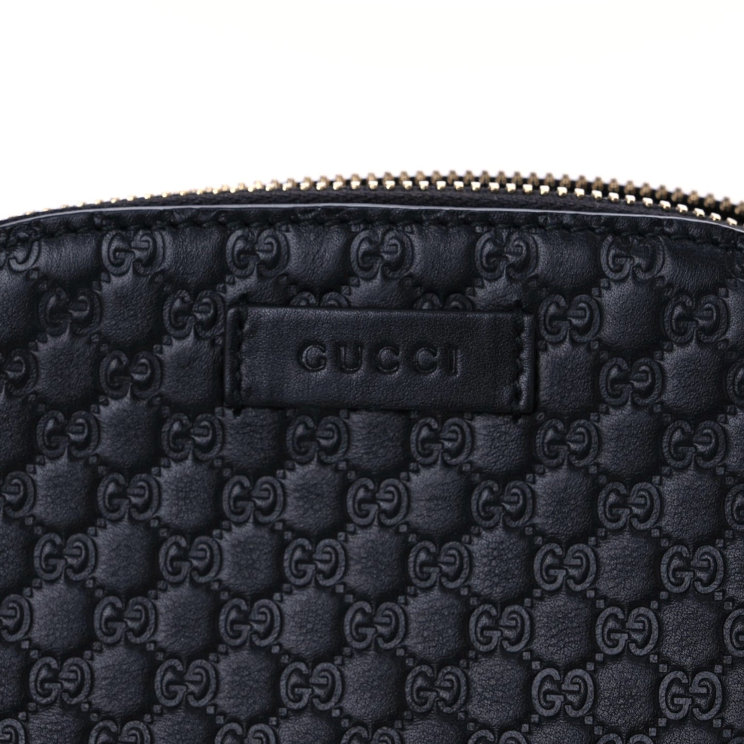 Microguccissima GG Cosmetic Case Black