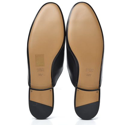 Gucci Calfskin Flower Embroidered Princetown Slippers 38.5 Black 5 of 9