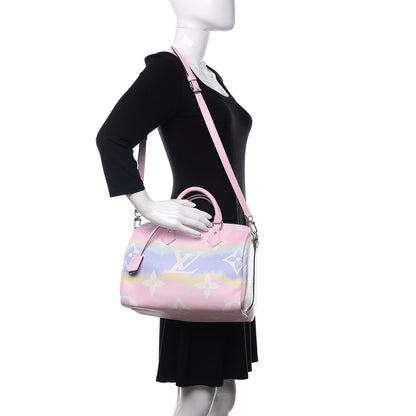 Louis Vuitton Monogram Escale Speedy Bandouliere 30 Pastel 2 of 11
