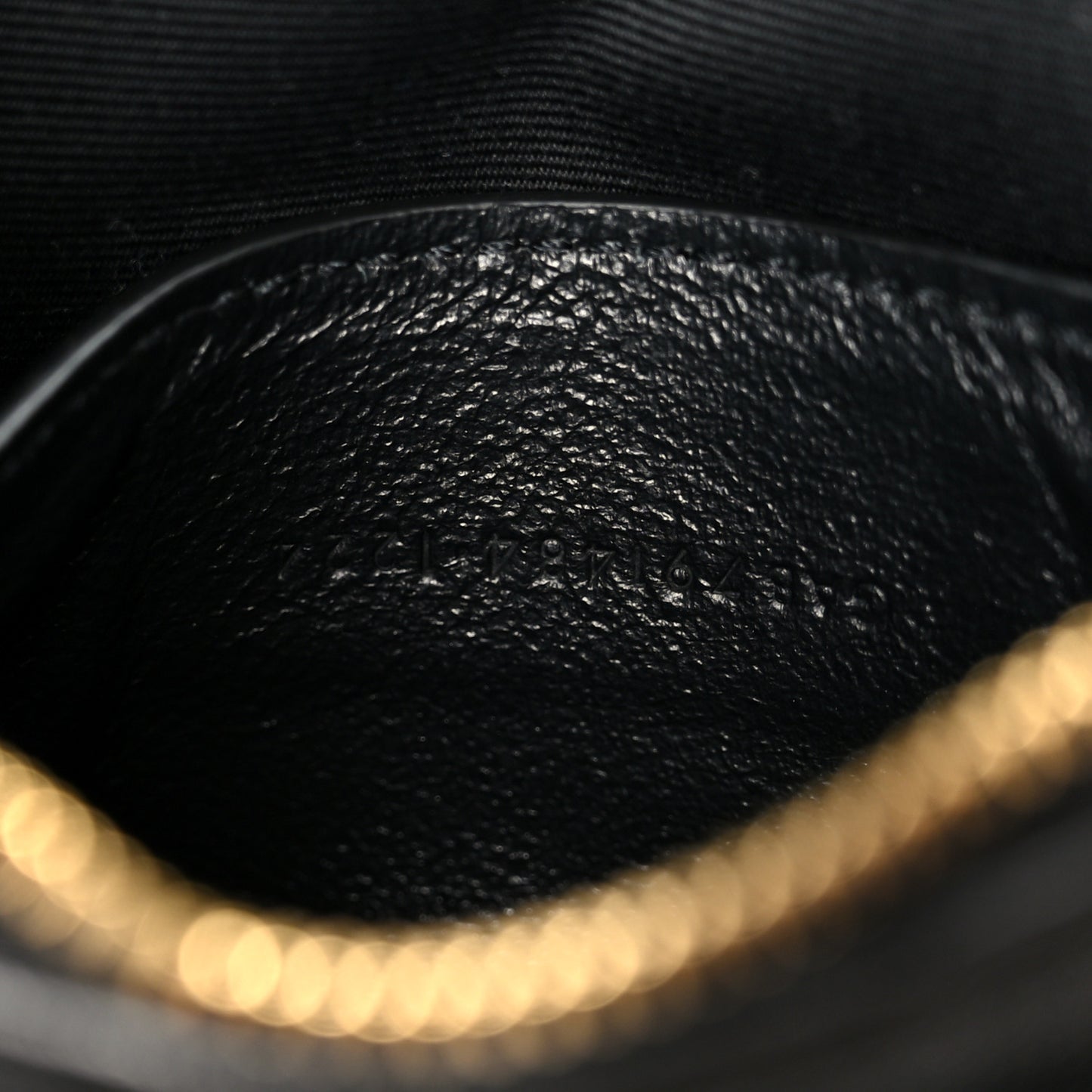 Plunged Lambskin Calypso Mini Hobo Black
