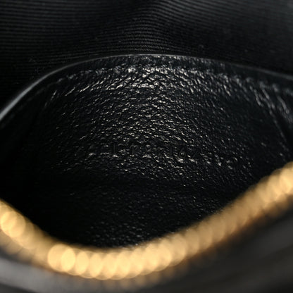 Saint Laurent Plunged Lambskin Calypso Mini Hobo Black 7 of 10