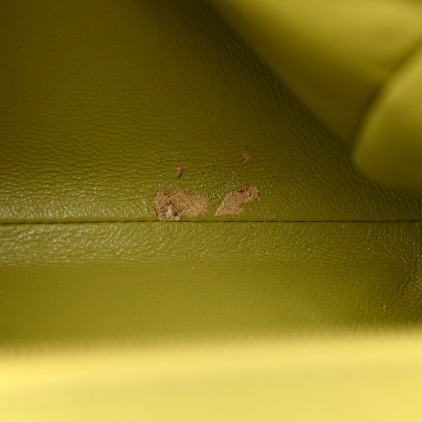 Lambskin Quilted Flap Clutch Light Green