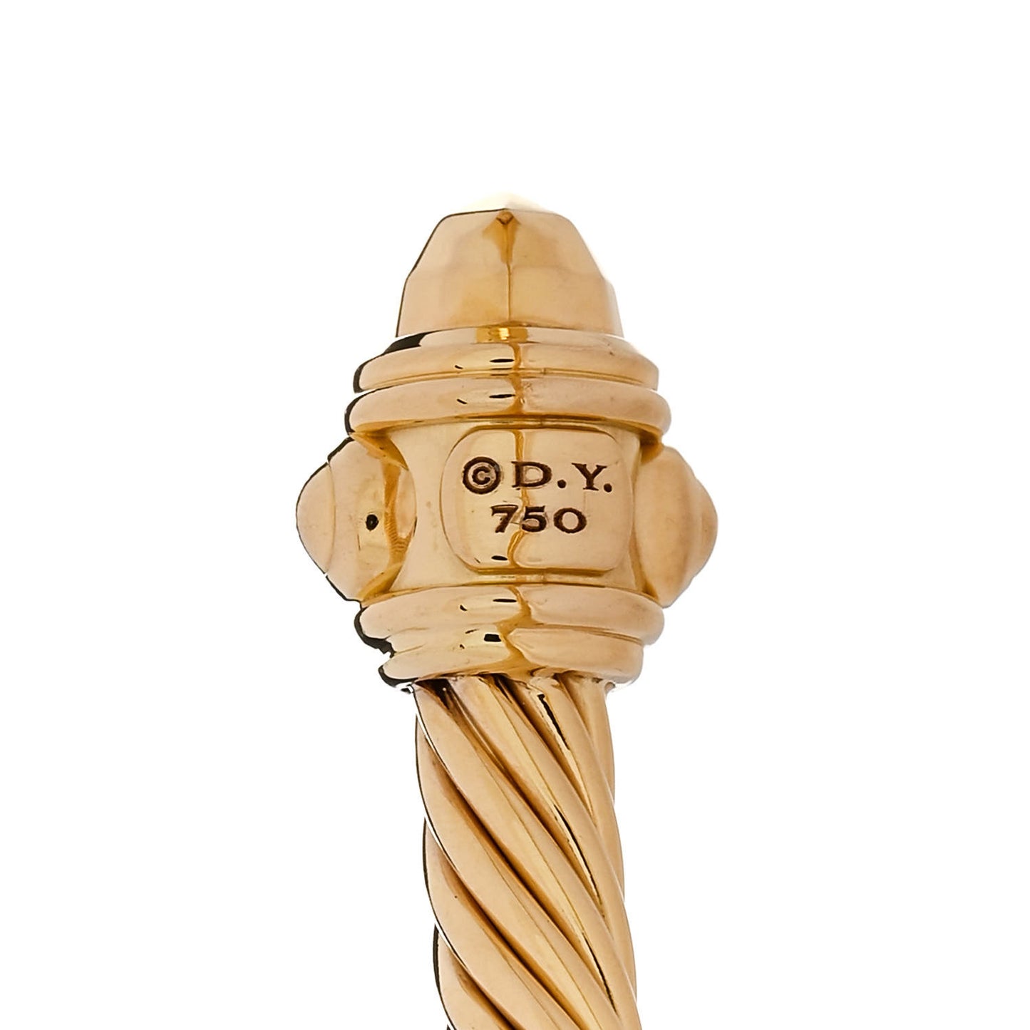 18K Yellow Gold 5mm Cable Renaissance Bracelet