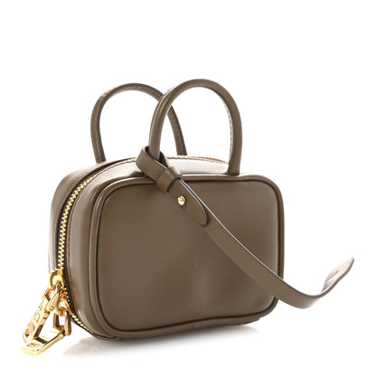 Miu Miu Calfskin Beau Micro Bag Tundra 3 of 9