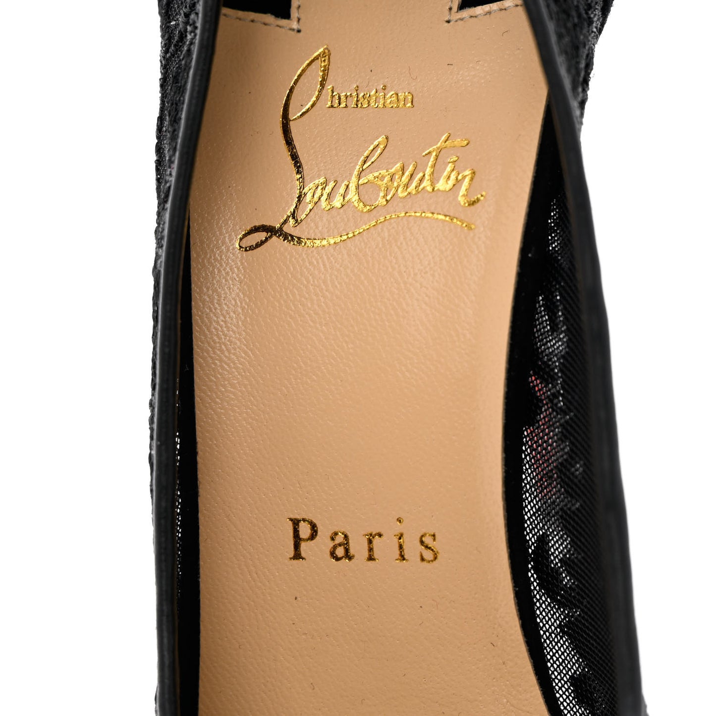 Veau Velours Florale Lace Follies 100 Pumps 40.5 Black