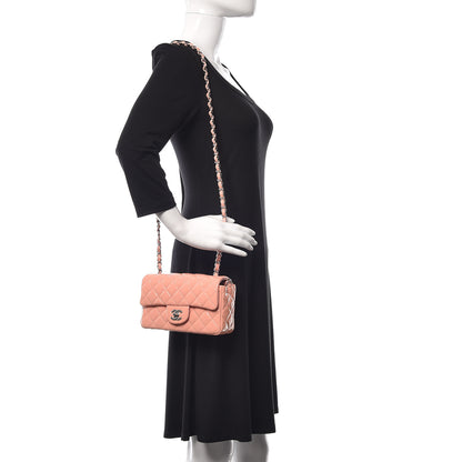 Chanel Patent Calfskin Quilted Mini Rectangular Flap Light Pink 2 of 15